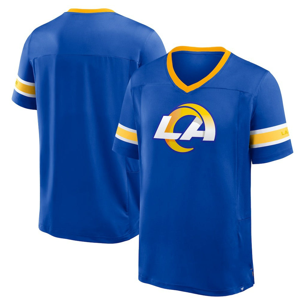 Hometown Premium Hashmark V-Neck T-Shirt - Los Angeles Rams