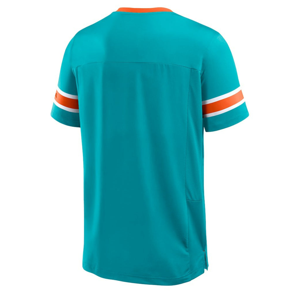 Hometown Premium Hashmark V-Neck T-Shirt - Miami Dolphins