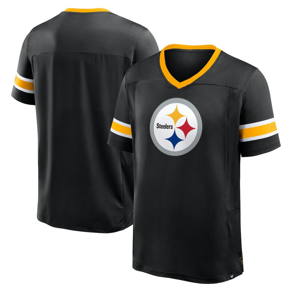 Hometown Premium Hashmark V-Neck T-Shirt - Pittsburgh Steelers