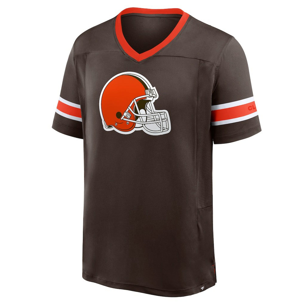 Hometown Premium Hashmark V-Neck T-Shirt - Cleveland Browns
