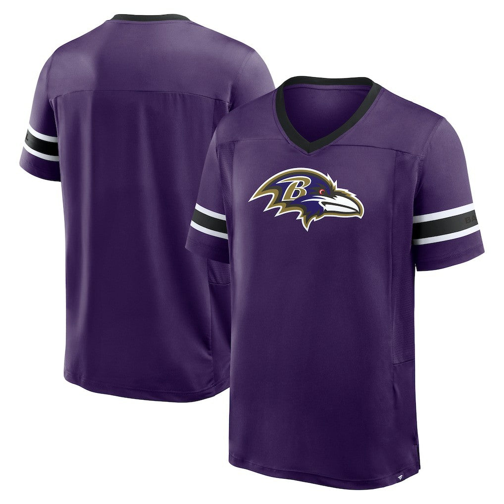 Hometown Premium Hashmark V-Neck T-Shirt - Baltimore Ravens