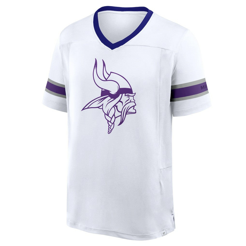 Redzone Hashmark V-Neck T-Shirt - Minnesota Vikings