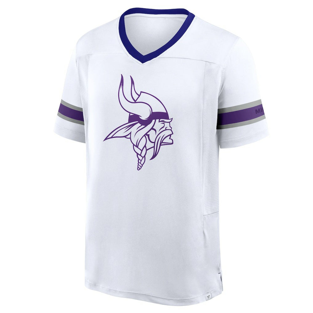 Redzone Hashmark V-Neck T-Shirt - Minnesota Vikings