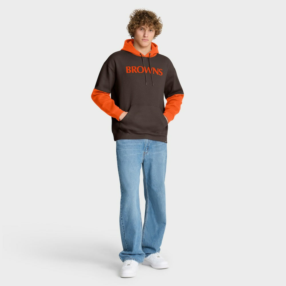 Helmet Retro Pullover Hoodie - Cleveland Browns