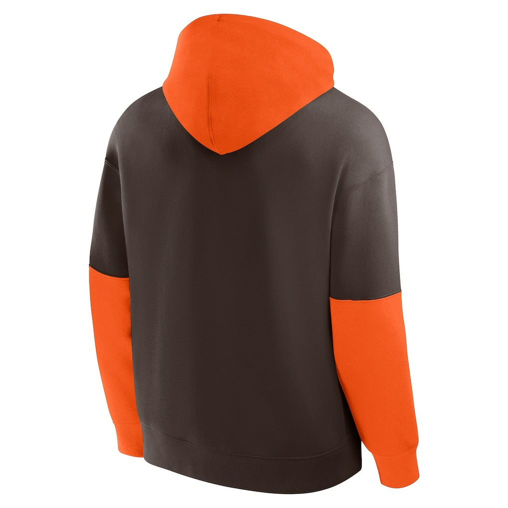Helmet Retro Pullover Hoodie - Cleveland Browns