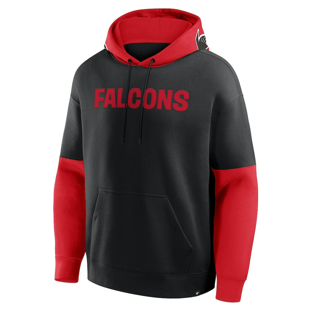 Helmet Retro Pullover Hoodie - Atlanta Falcons