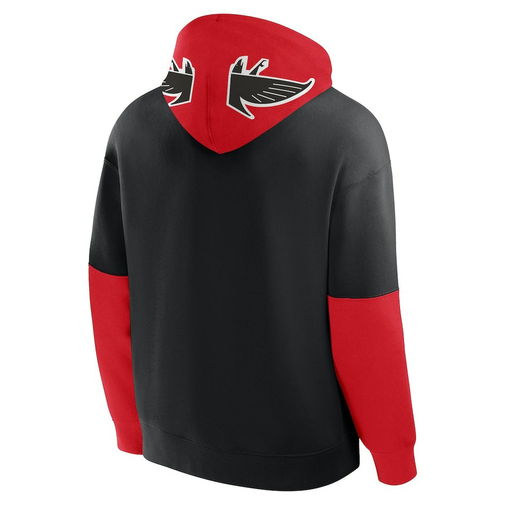 Helmet Retro Pullover Hoodie - Atlanta Falcons