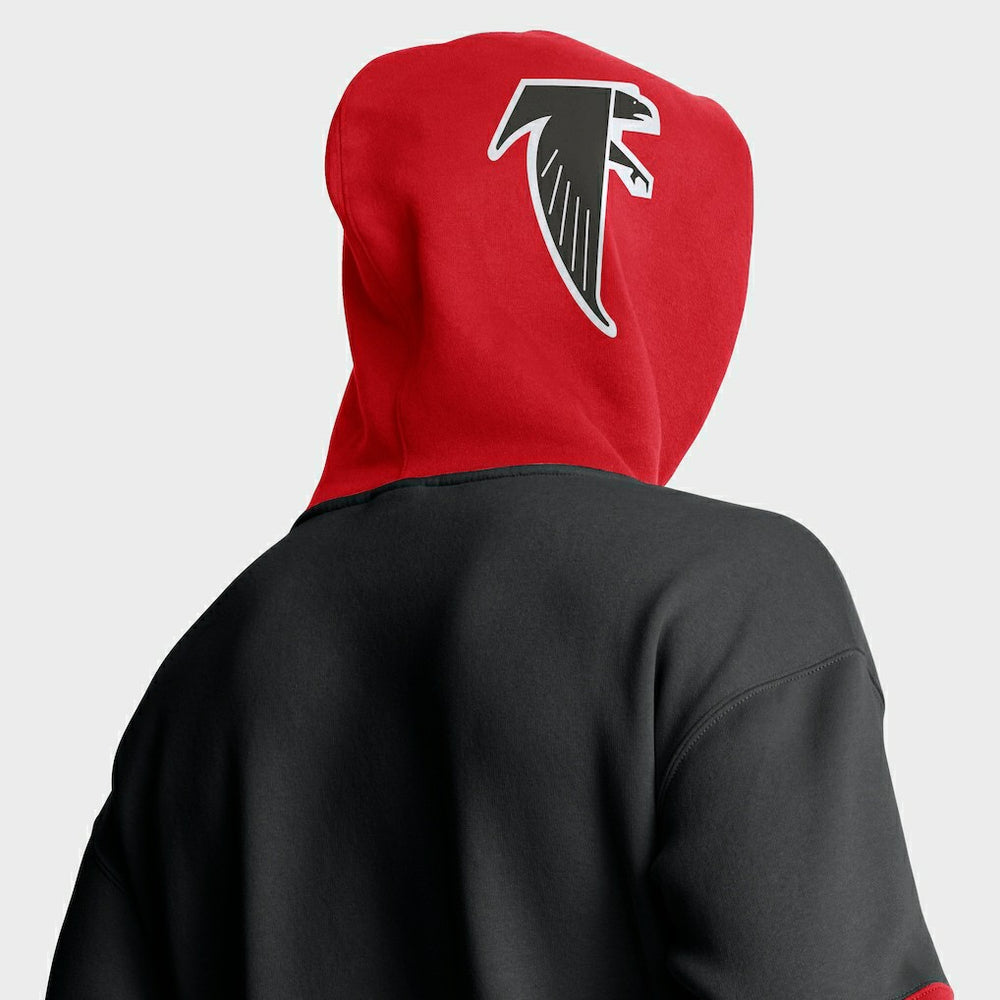 Helmet Retro Pullover Hoodie - Atlanta Falcons