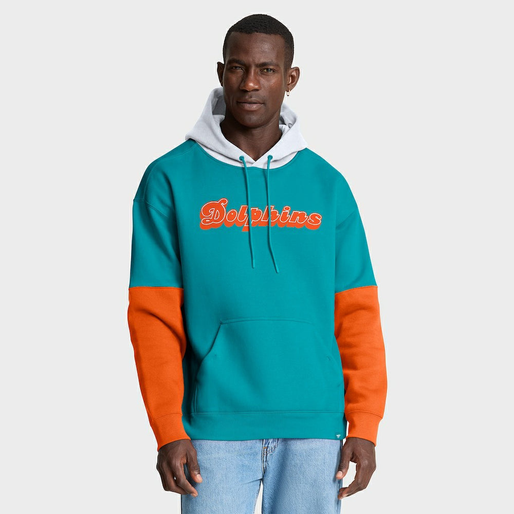 Helmet Retro Pullover Hoodie - Miami Dolphins