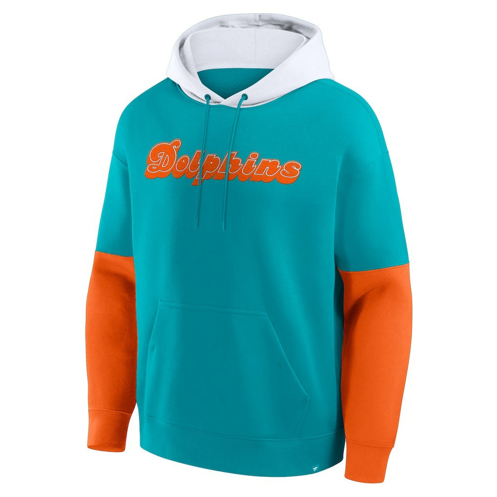 Helmet Retro Pullover Hoodie - Miami Dolphins