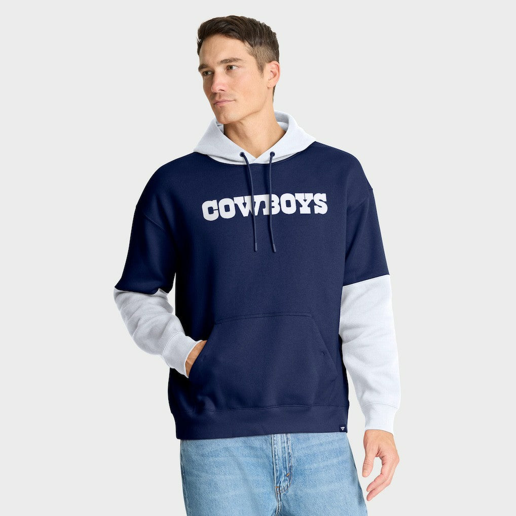 Helmet Retro Pullover Hoodie - Dallas Cowboys