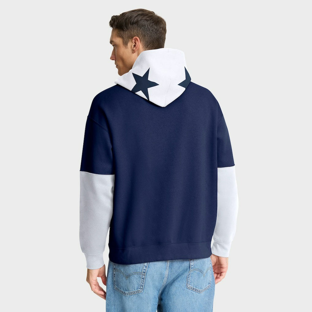 Helmet Retro Pullover Hoodie - Dallas Cowboys