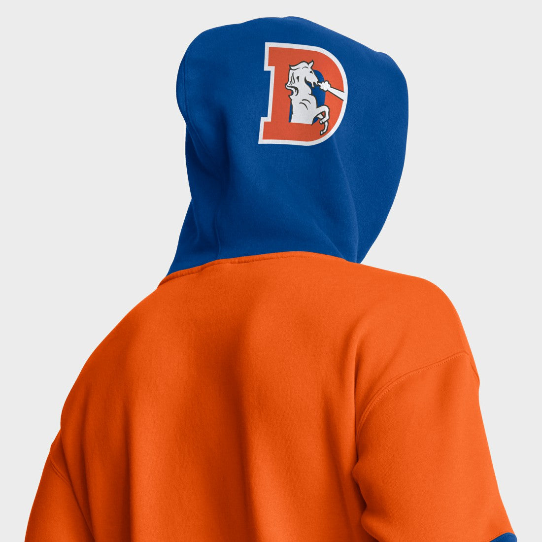 Helmet Retro Pullover Hoodie - Denver Broncos