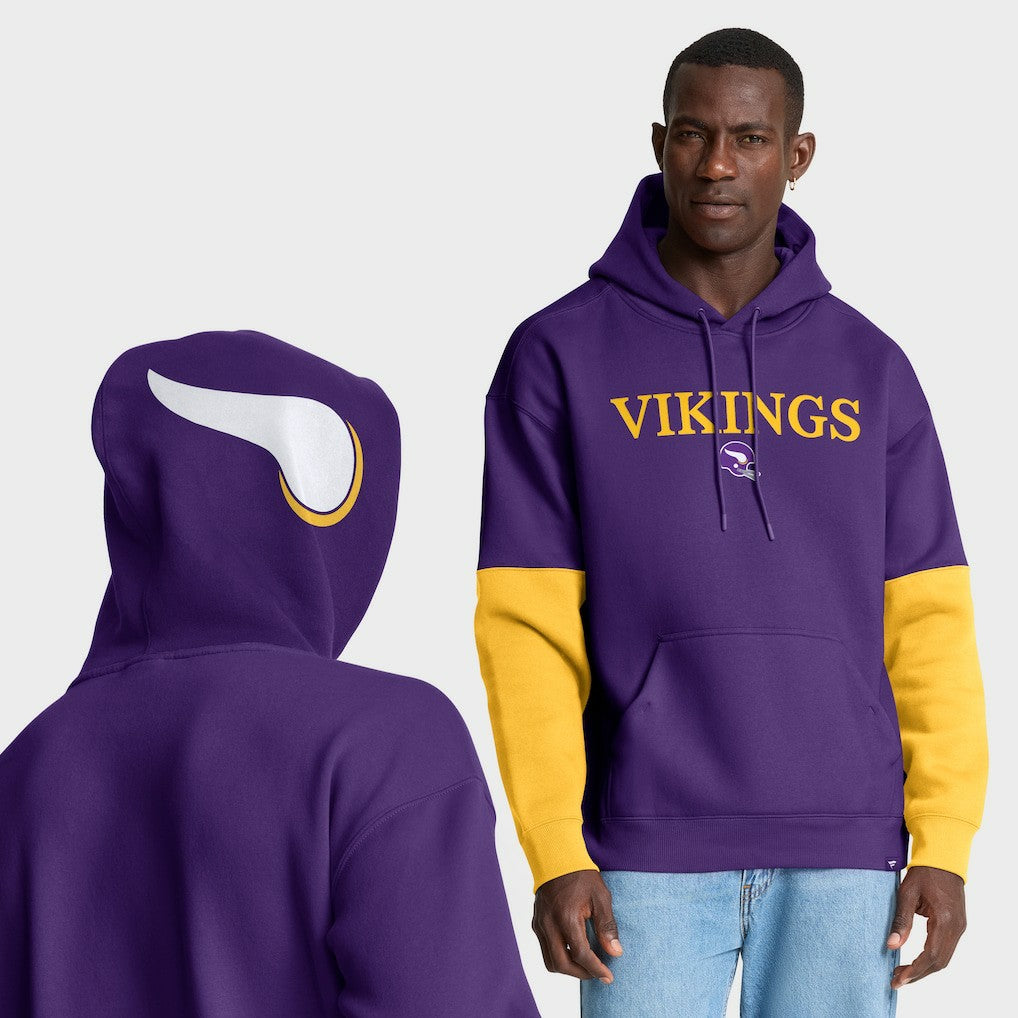 Helmet Retro Pullover Hoodie - Minnesota Vikings