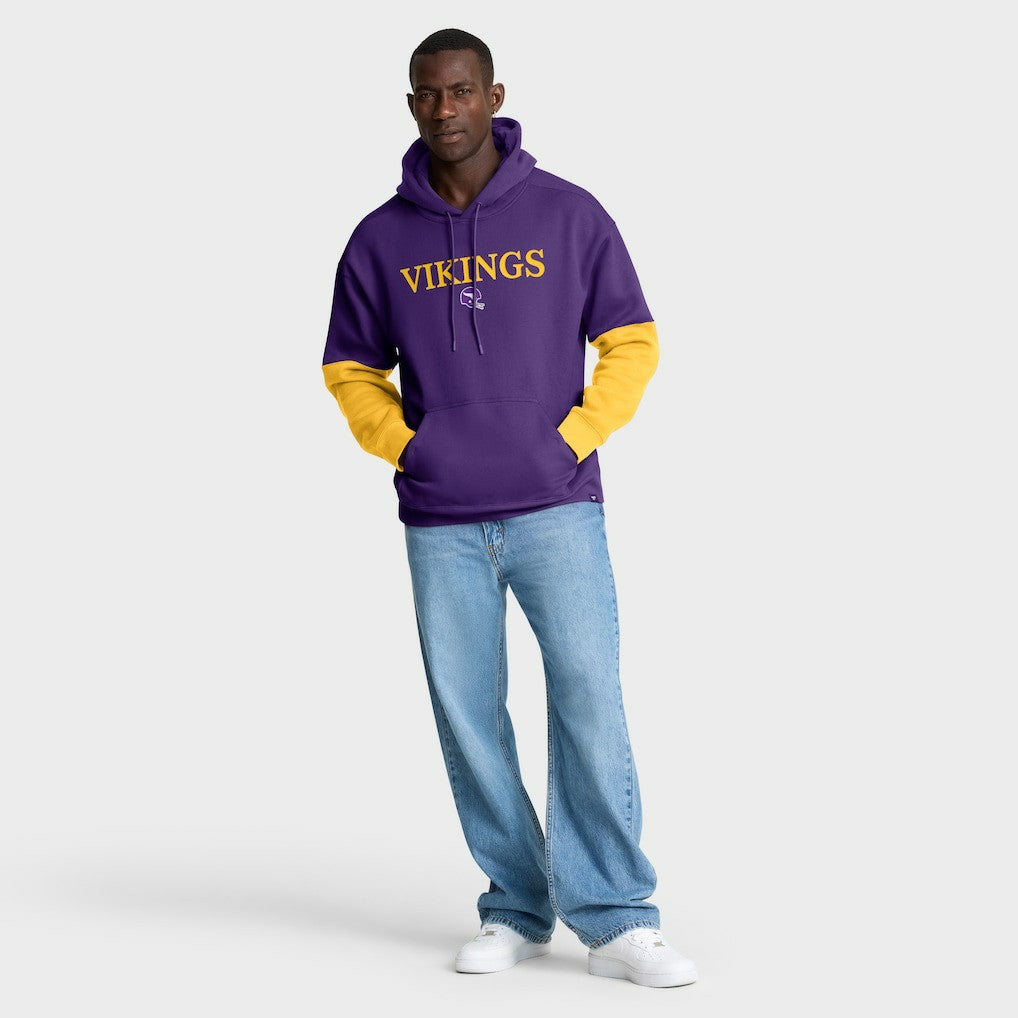 Helmet Retro Pullover Hoodie - Minnesota Vikings