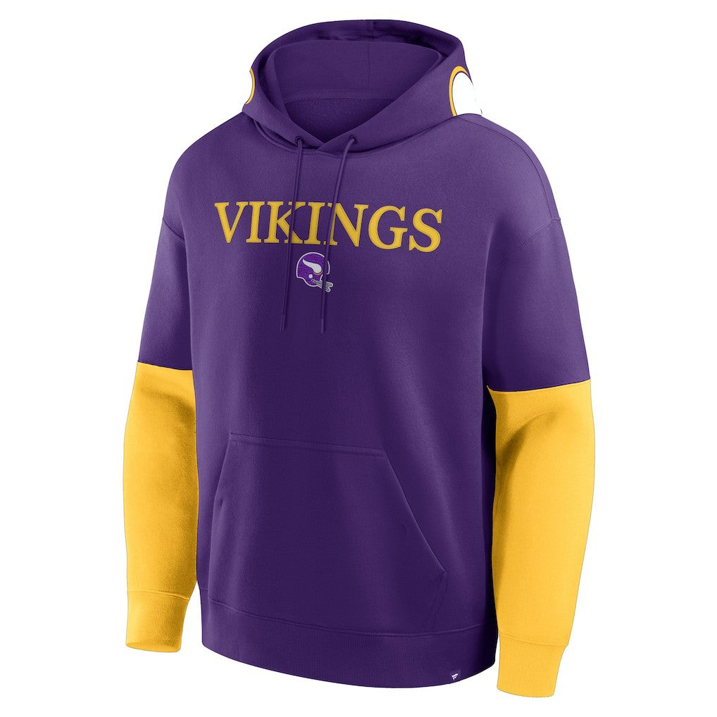 Helmet Retro Pullover Hoodie - Minnesota Vikings