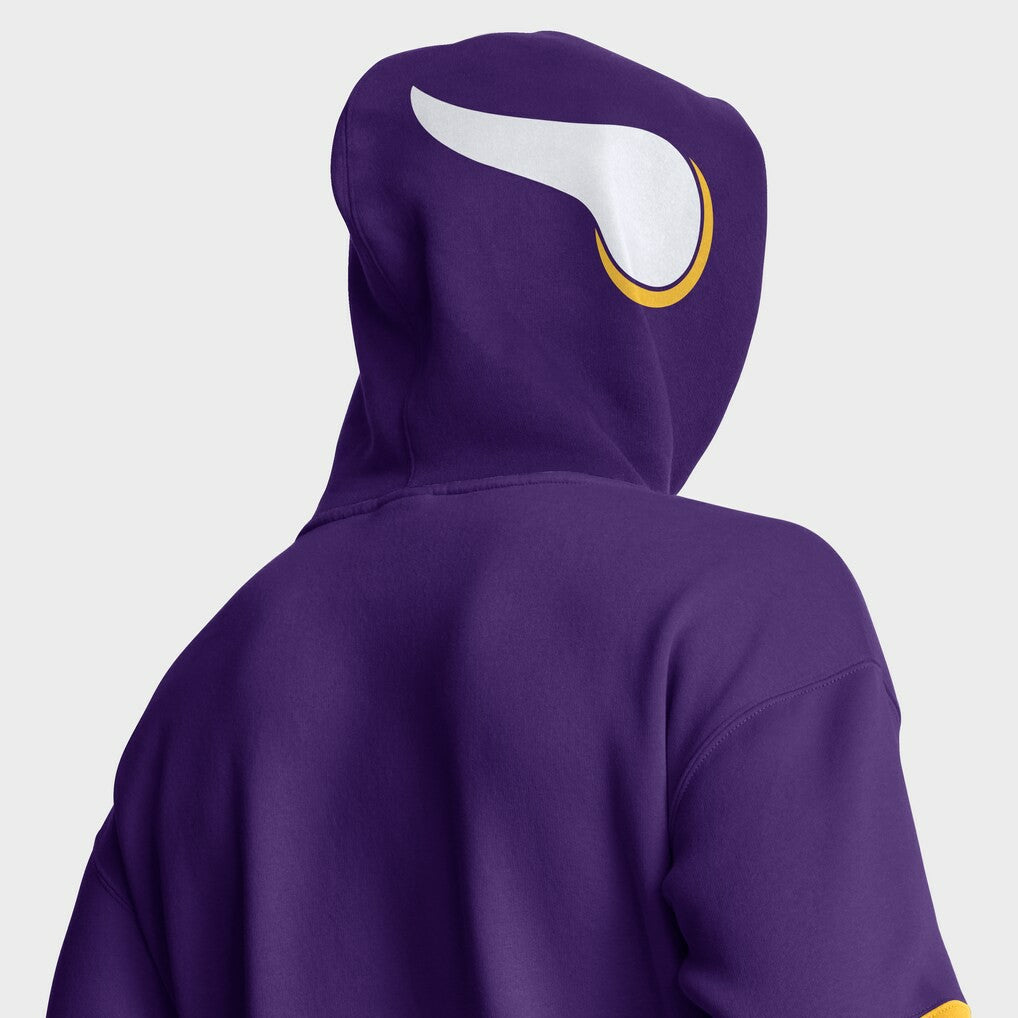Helmet Retro Pullover Hoodie - Minnesota Vikings