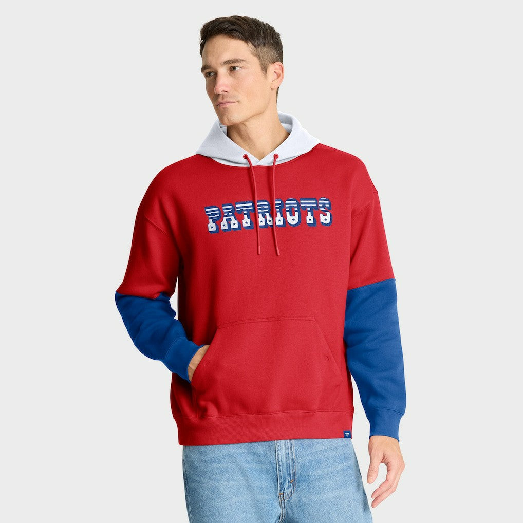 Helmet Retro Pullover Hoodie - New England Patriots