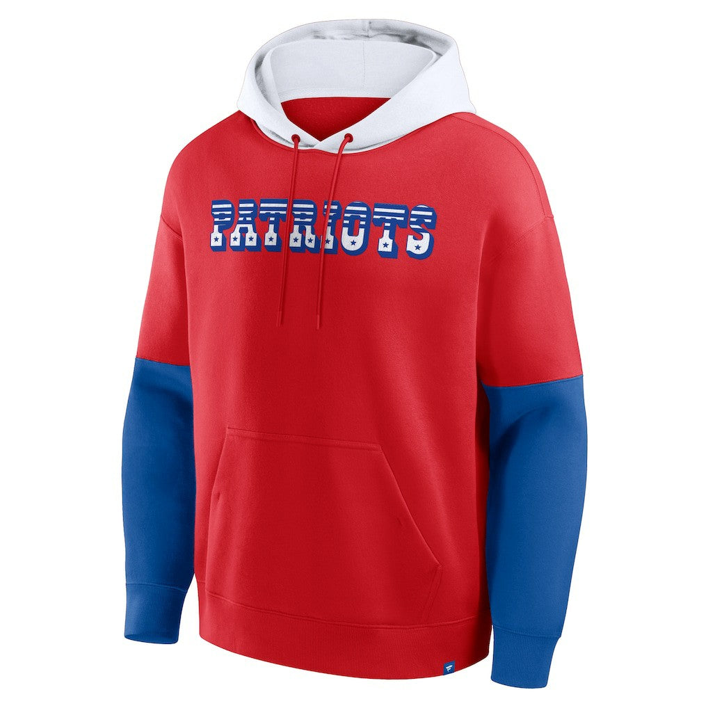 Helmet Retro Pullover Hoodie - New England Patriots