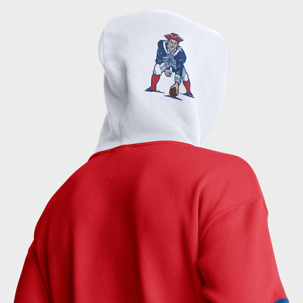 Helmet Retro Pullover Hoodie - New England Patriots