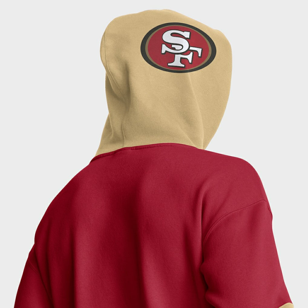 Helmet Pullover Hoodie - San Francisco 49ers