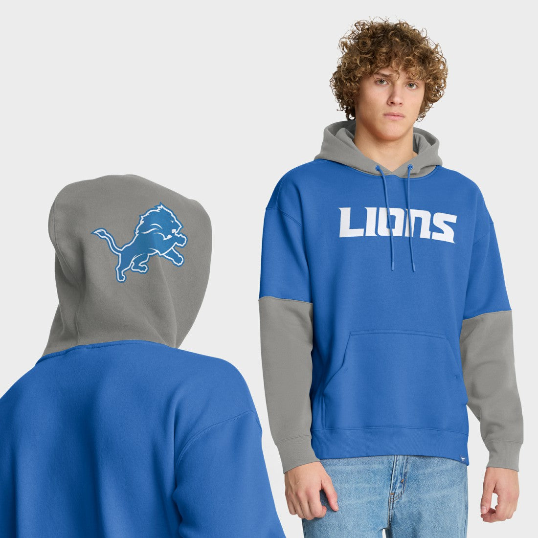 Helmet Pullover Hoodie - Detroit Lions
