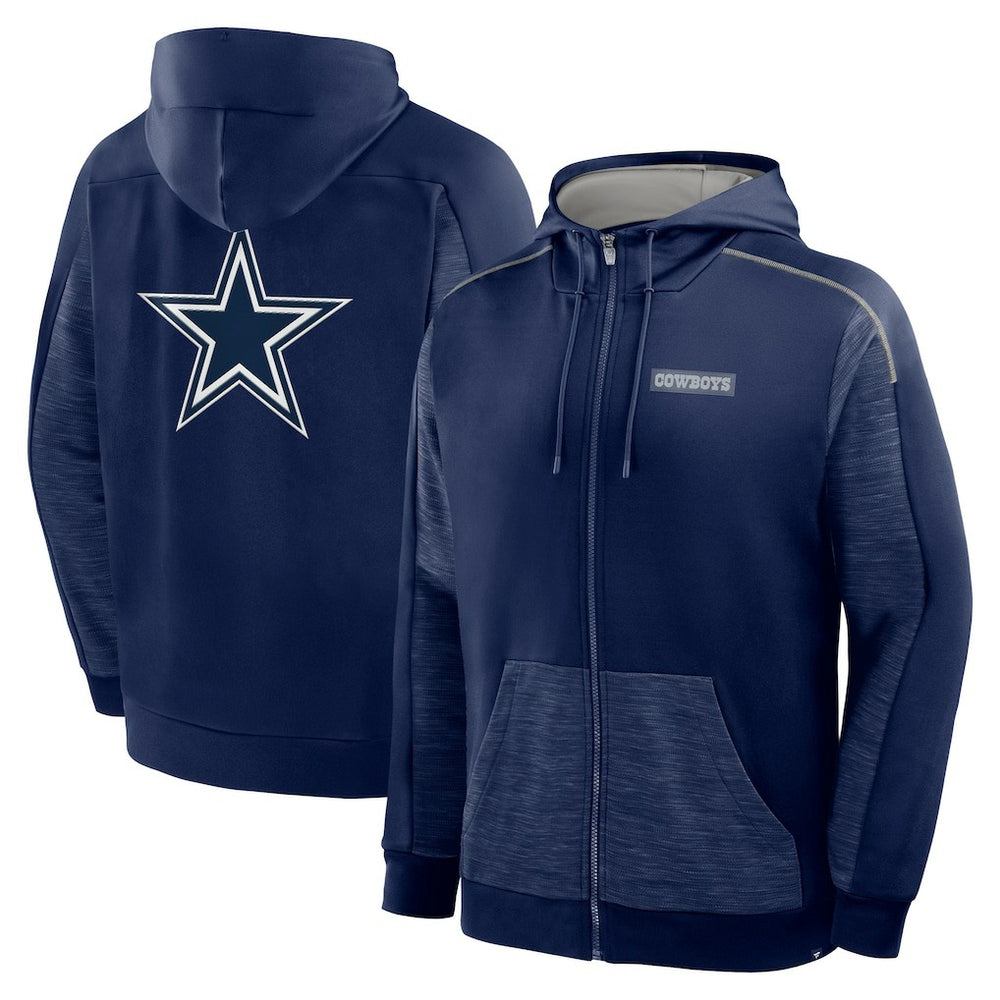 Checkdown Pass Full-Zip Hoodie - Dallas Cowboys