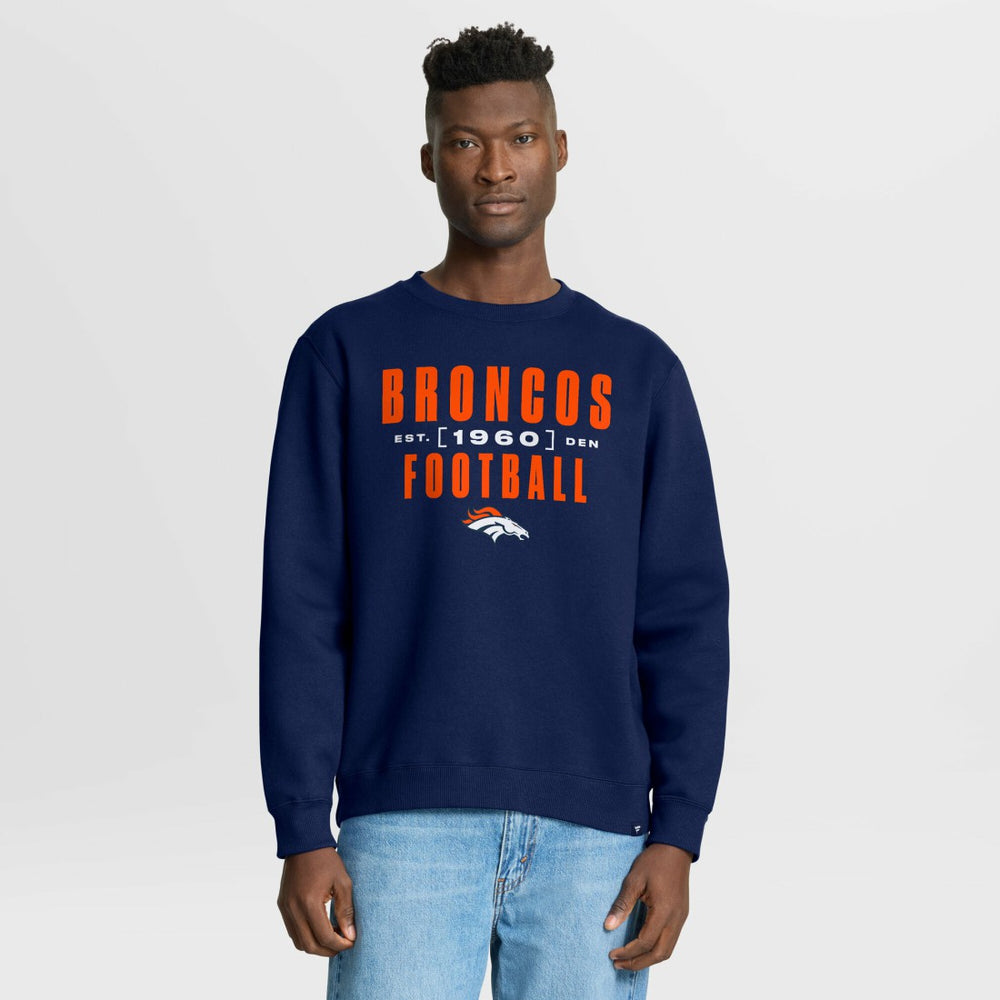 Powerful Throw Legacy Pullover Sweatshirt - Denver Broncos