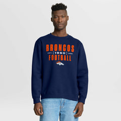 Powerful Throw Legacy Pullover Sweatshirt - Denver Broncos