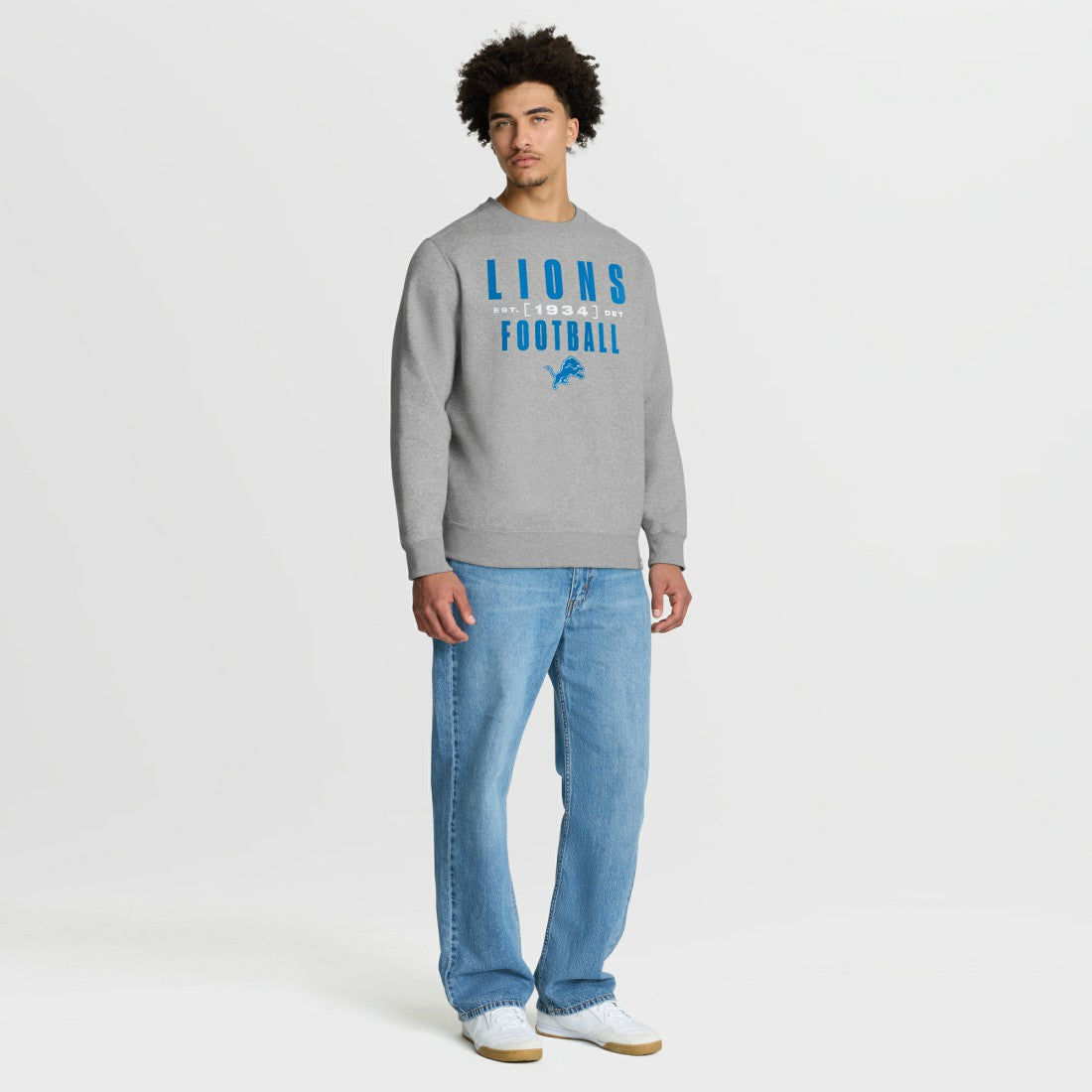 Powerful Throw Legacy Pullover Sweatshirt - Detroit Lions