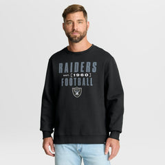 Powerful Throw Legacy Pullover Sweatshirt - Las Vegas Raiders