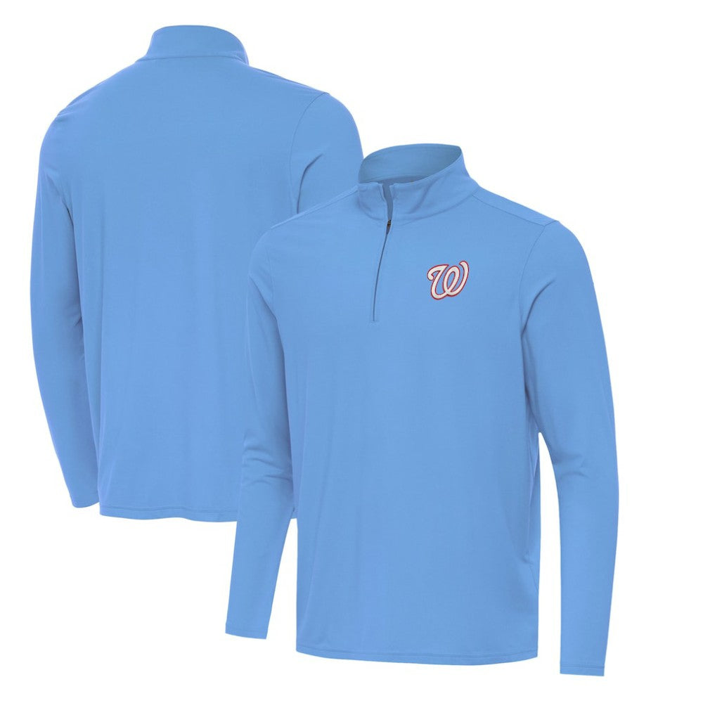MLB Washington Nationals Antigua Intent Quarter-Zip Top