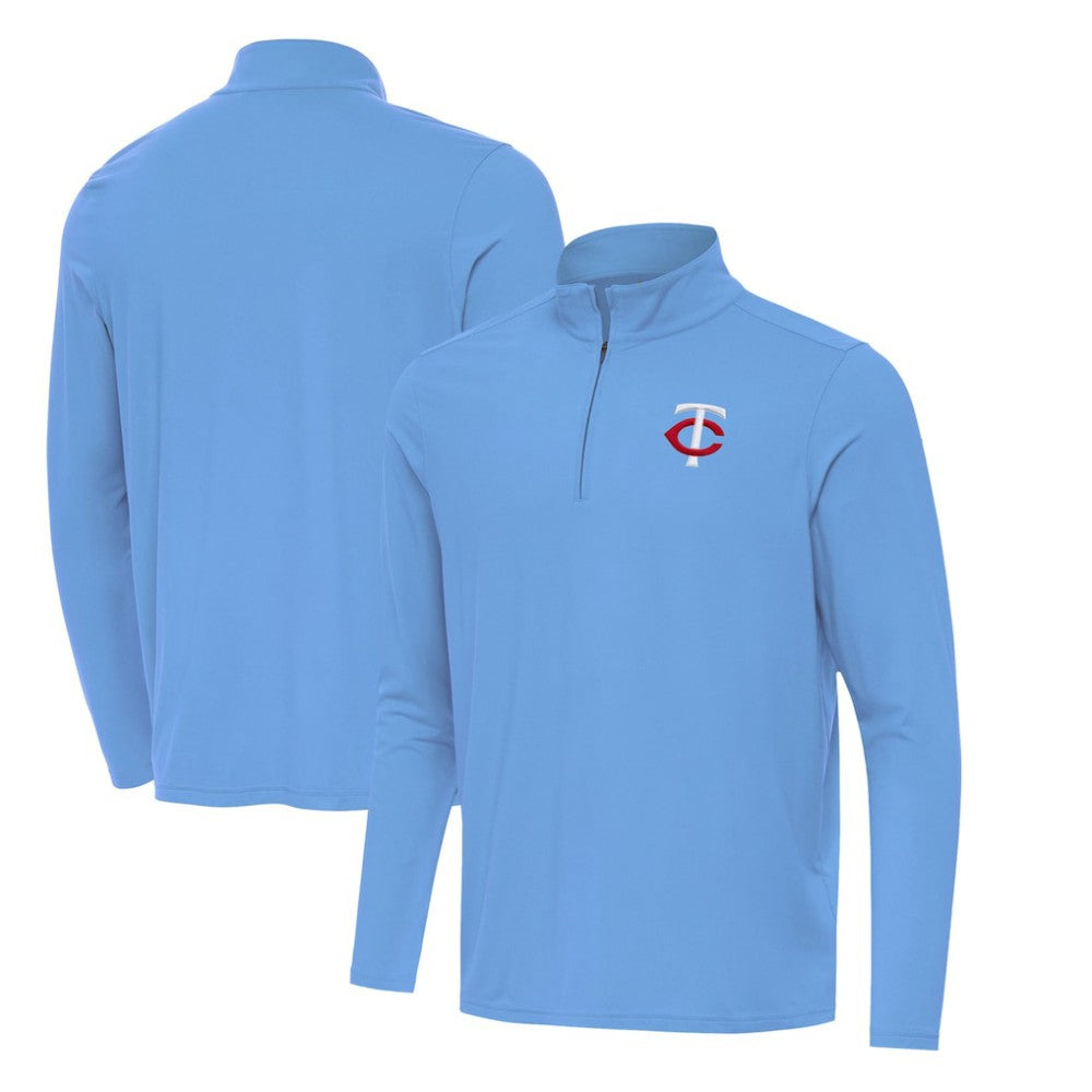 MLB Minnesota Twins Antigua Intent Quarter-Zip Top