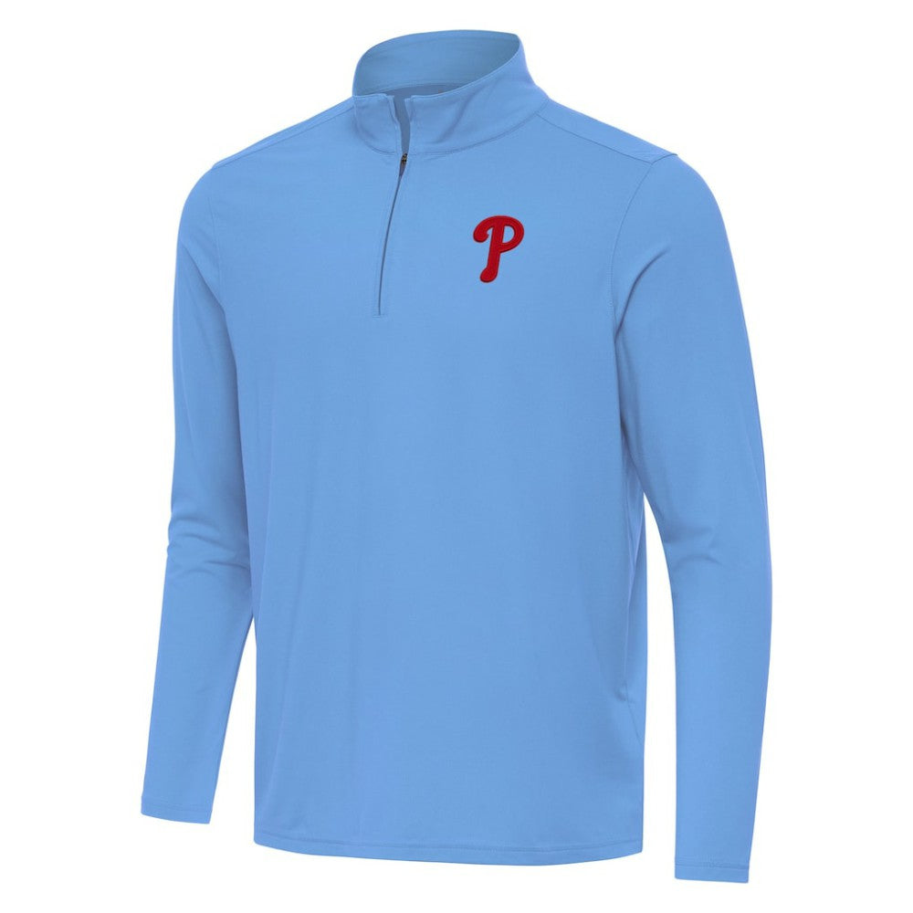 MLB Philadelphia Phillies Antigua Intent Quarter-Zip Top