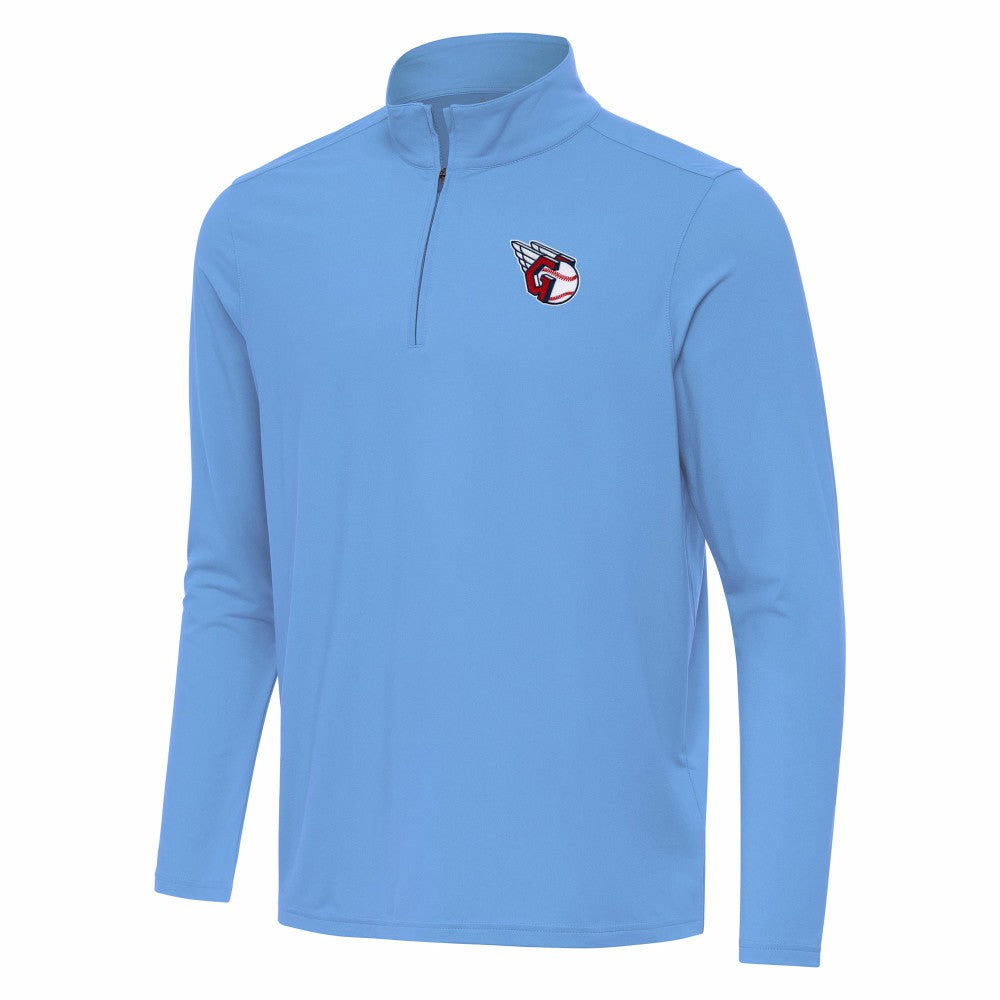 MLB Cleveland Guardians Antigua Intent Quarter-Zip Top