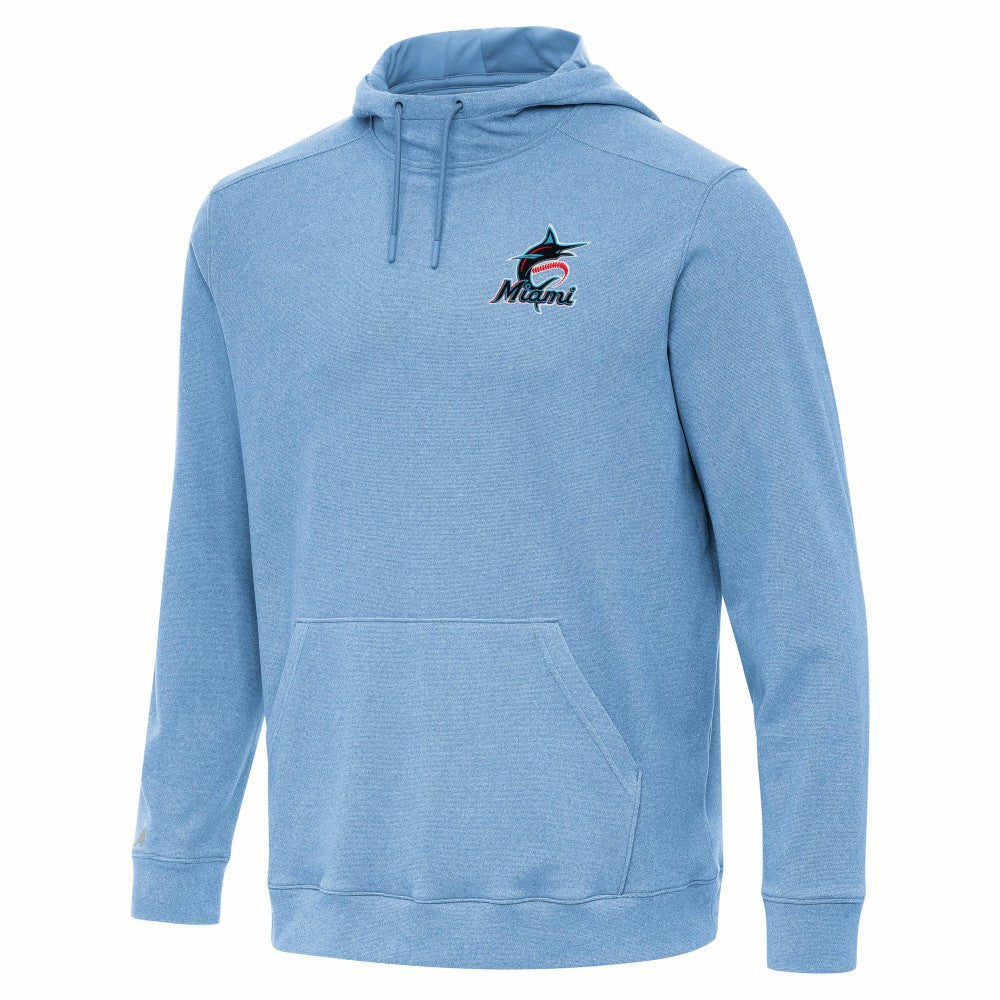 MLB Miami Marlins Antigua Cloud Pullover Hoodie