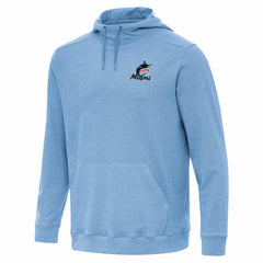 MLB Miami Marlins Antigua Cloud Pullover Hoodie