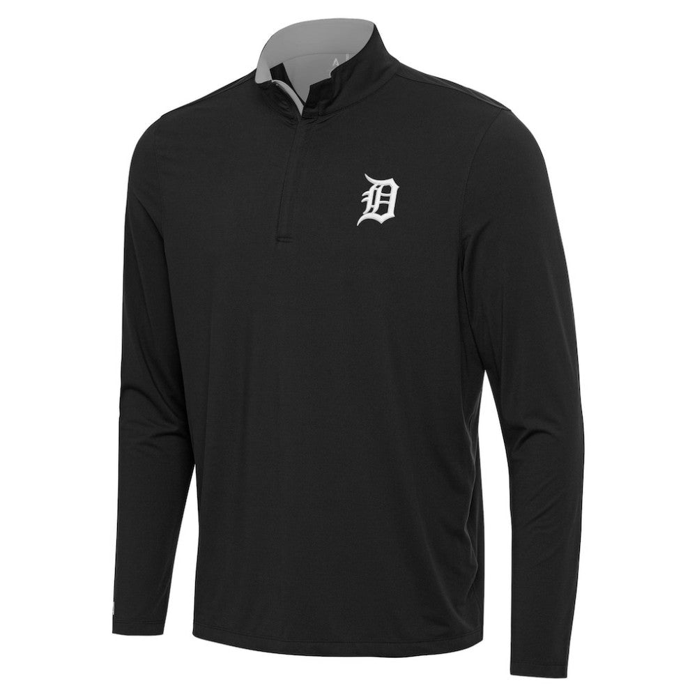 MLB Detroit Tigers Antigua Content Quarter-Zip Top