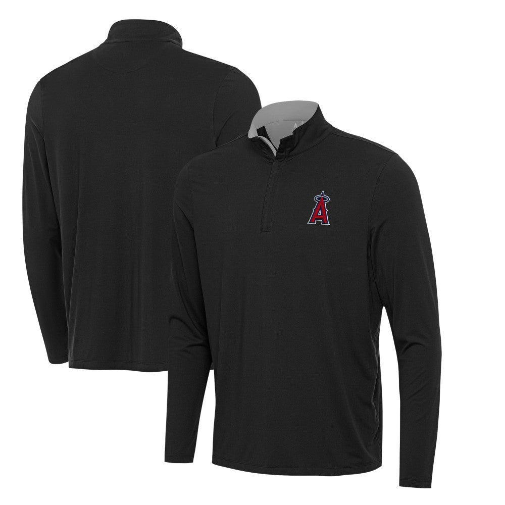 MLB Los Angeles Angels Antigua Content Quarter-Zip Top