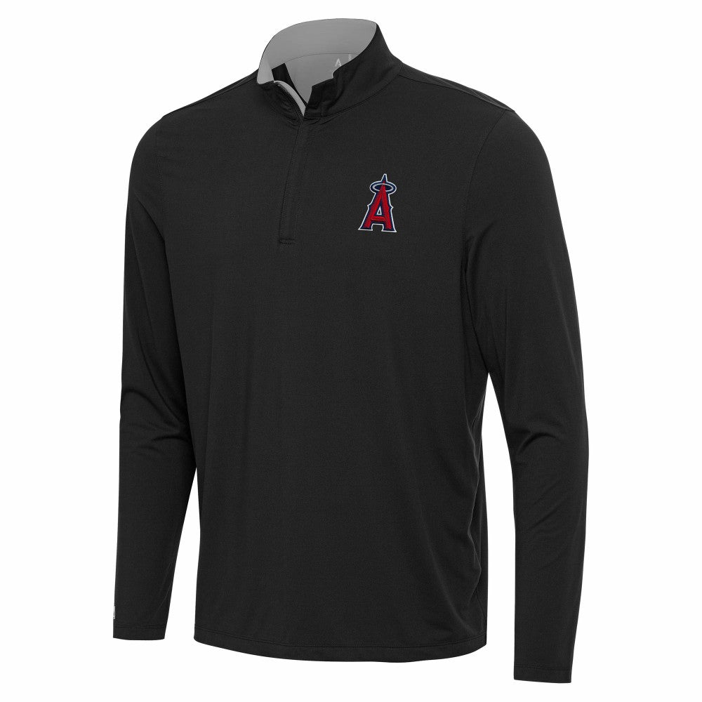 MLB Los Angeles Angels Antigua Content Quarter-Zip Top