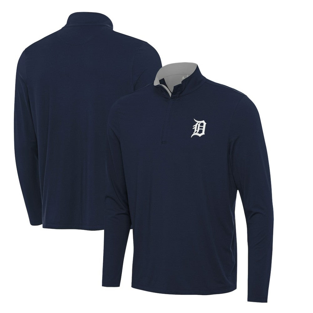 MLB Detroit Tigers Antigua Content Quarter-Zip Top