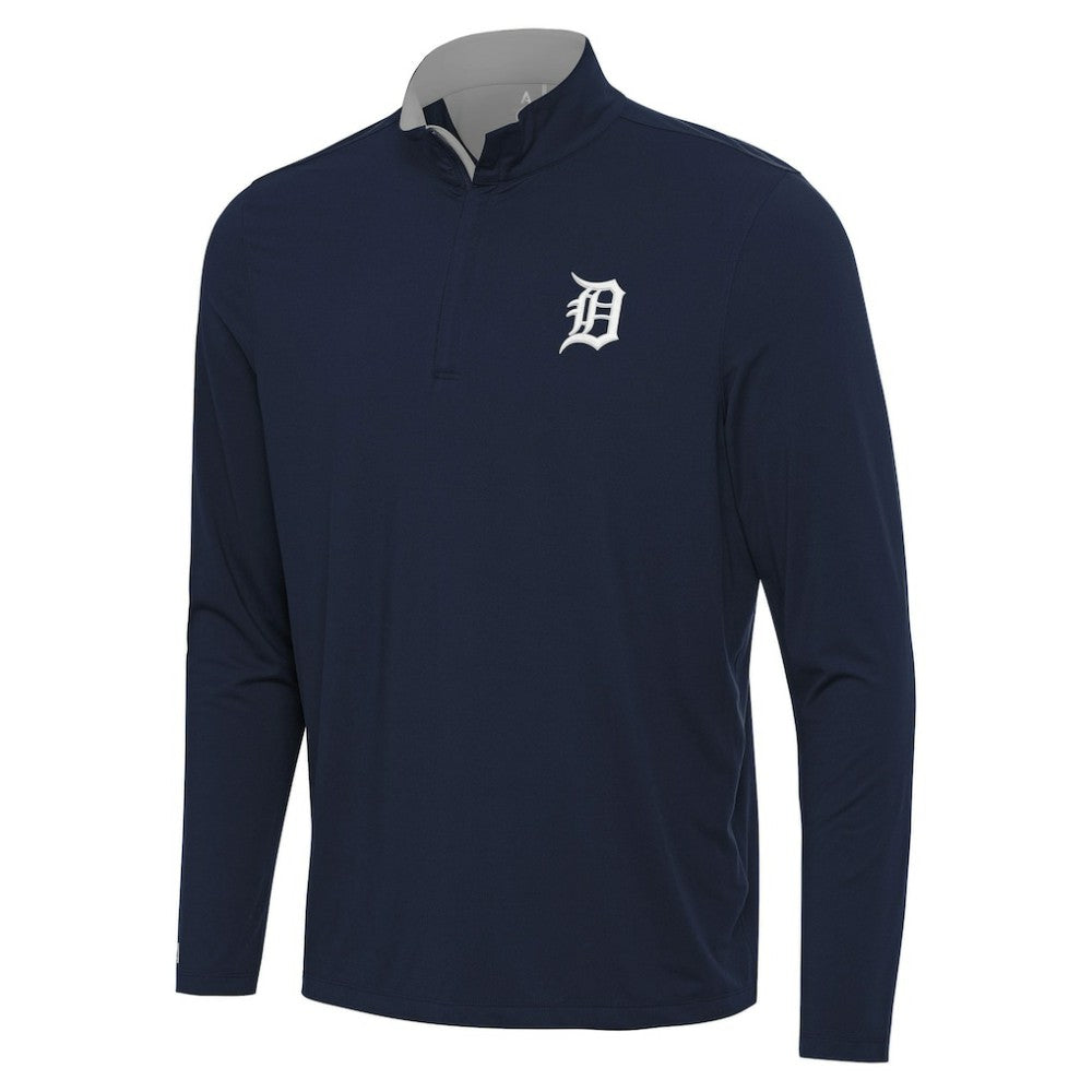MLB Detroit Tigers Antigua Content Quarter-Zip Top