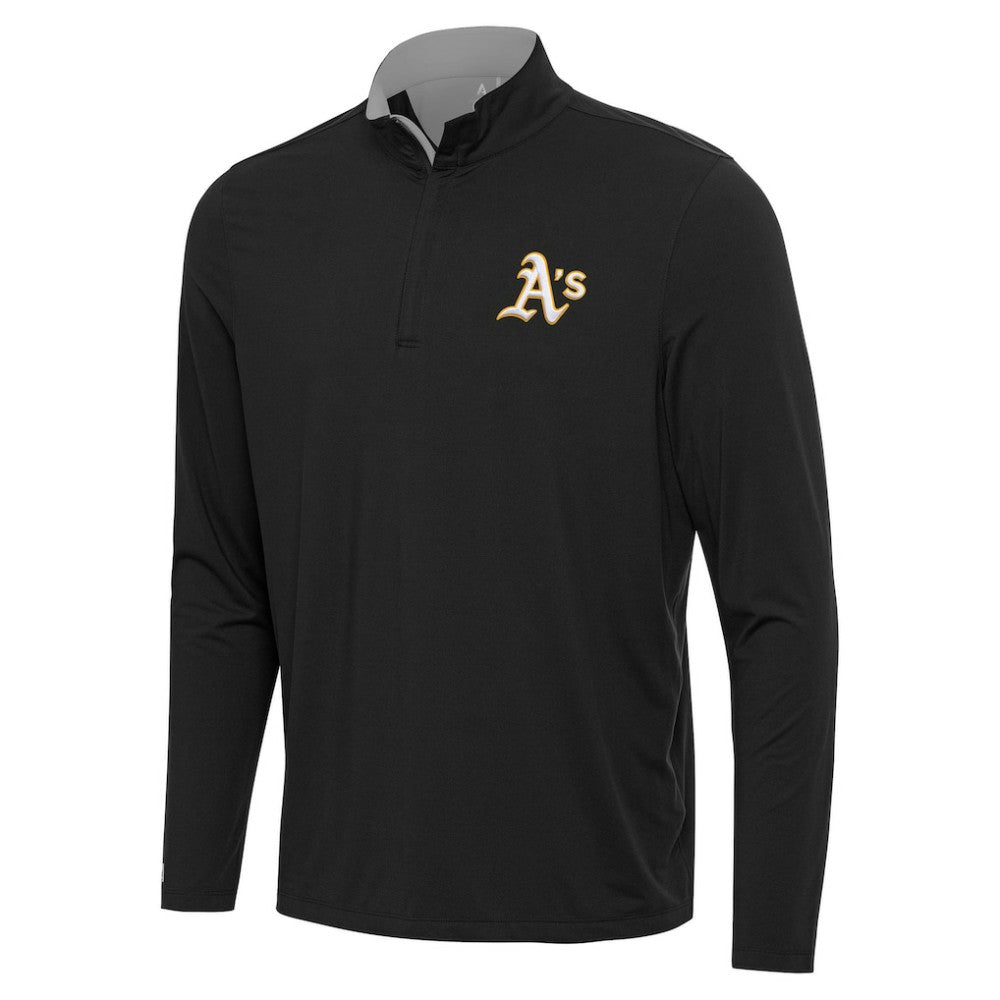MLB Athletics Antigua Content Quarter-Zip Top