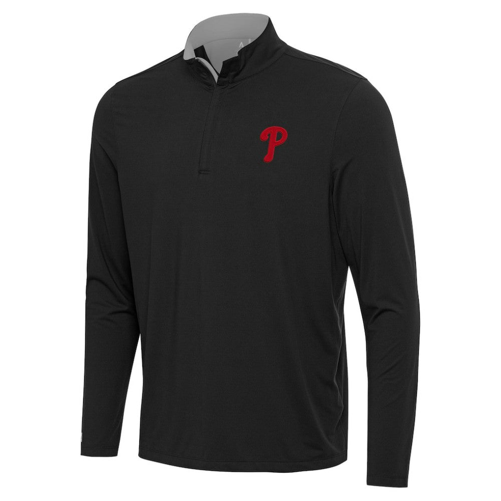 MLB Philadelphia Phillies Antigua Content Quarter-Zip Top