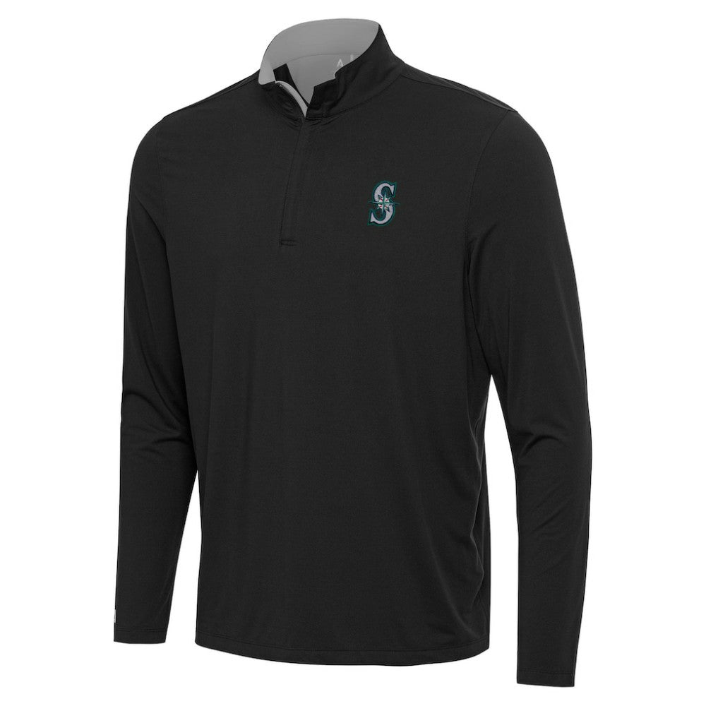 MLB Seattle Mariners Antigua Content Quarter-Zip Top