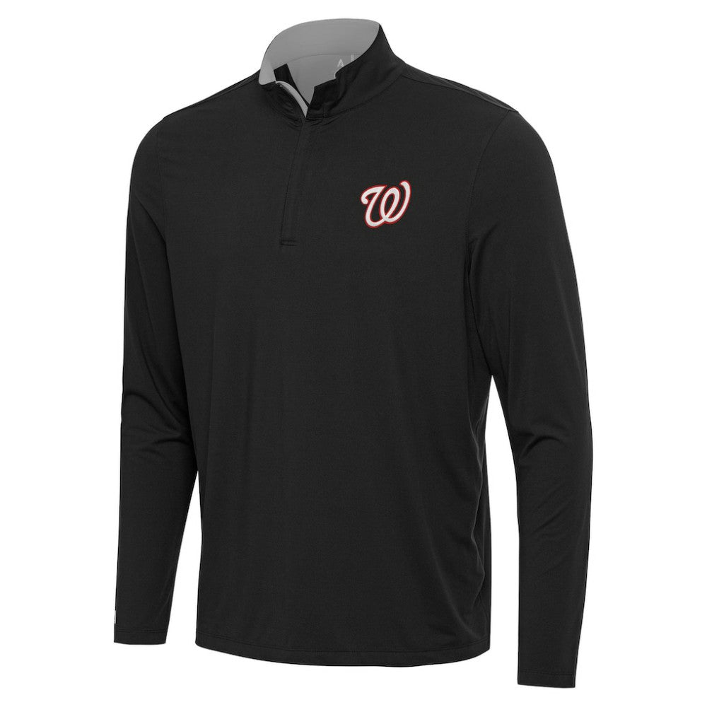 MLB Washington Nationals Antigua Content Quarter-Zip Top