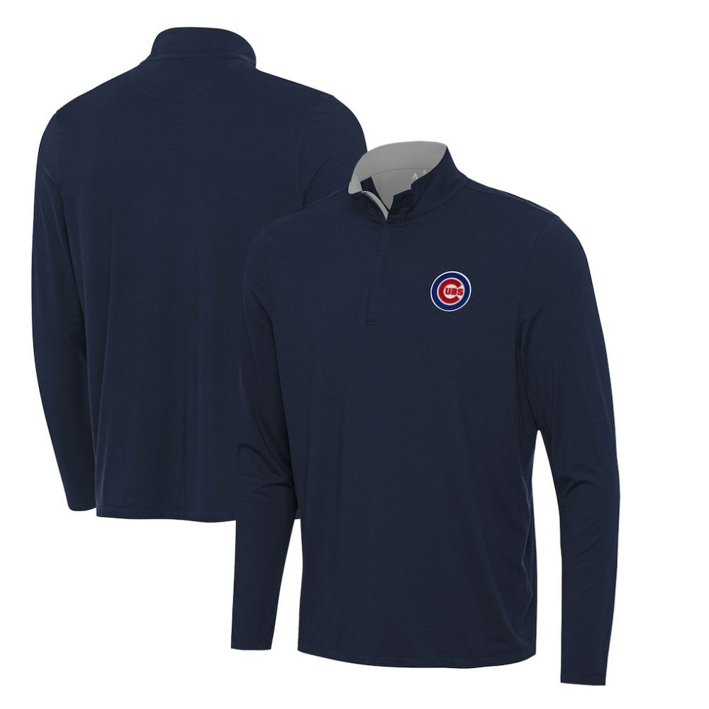 MLB Chicago Cubs Antigua Content Quarter-Zip Top