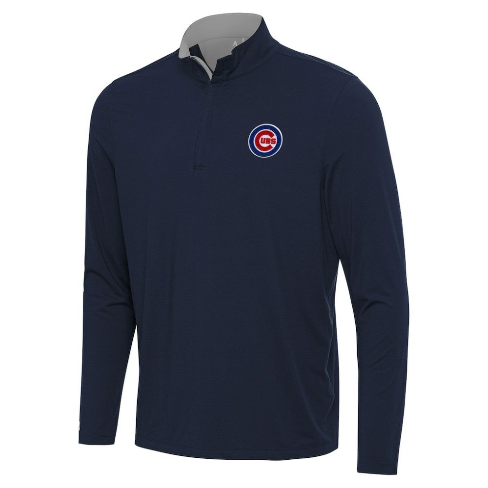 MLB Chicago Cubs Antigua Content Quarter-Zip Top