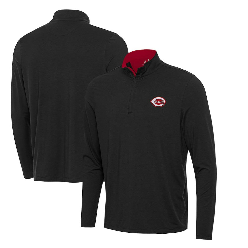MLB Cincinnati Reds Antigua Content Quarter-Zip Top