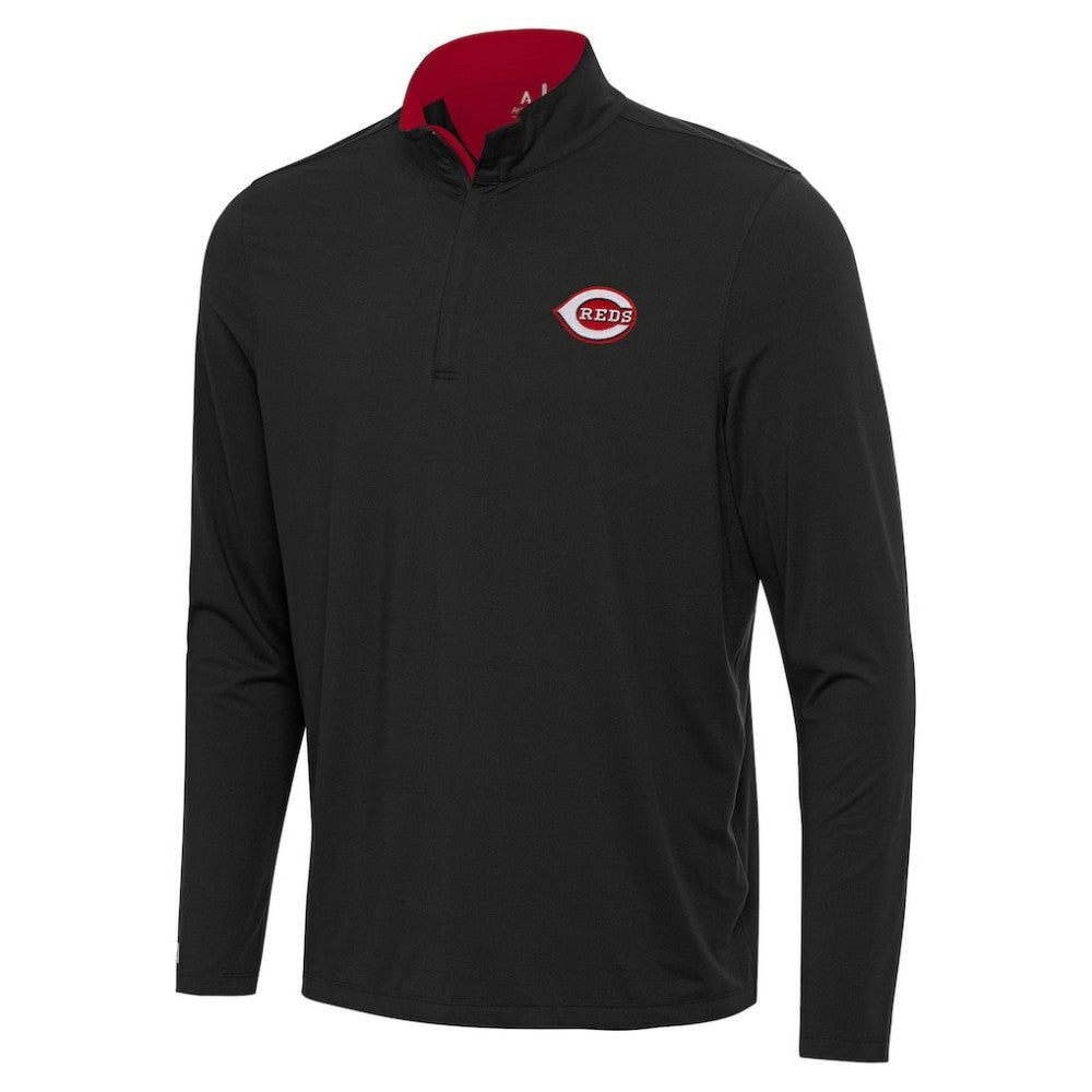 MLB Cincinnati Reds Antigua Content Quarter-Zip Top